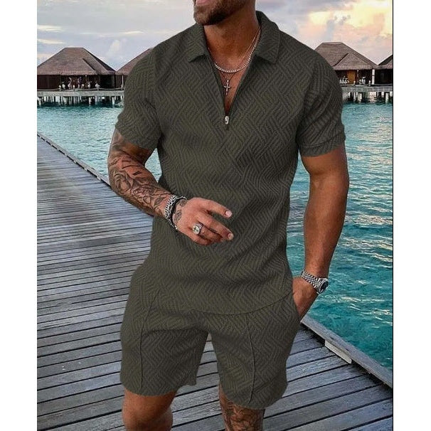 Olbia Zip Polo Sæt