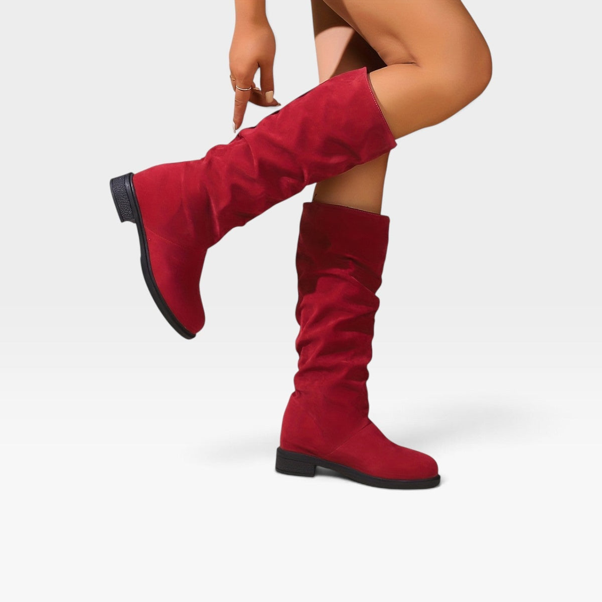 Kvinders Slouchy Suede Knæhøje Støvler