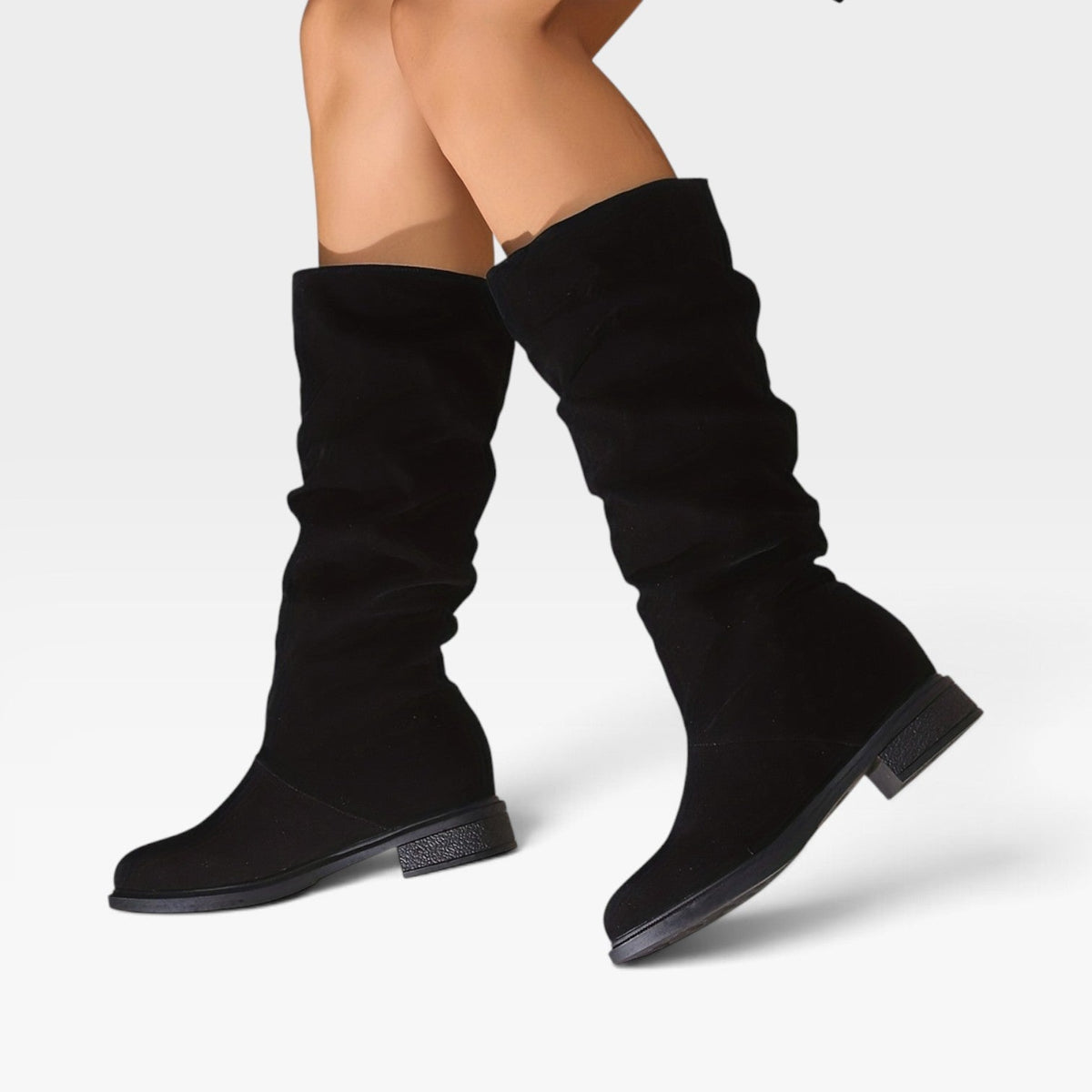 Kvinders Slouchy Suede Knæhøje Støvler