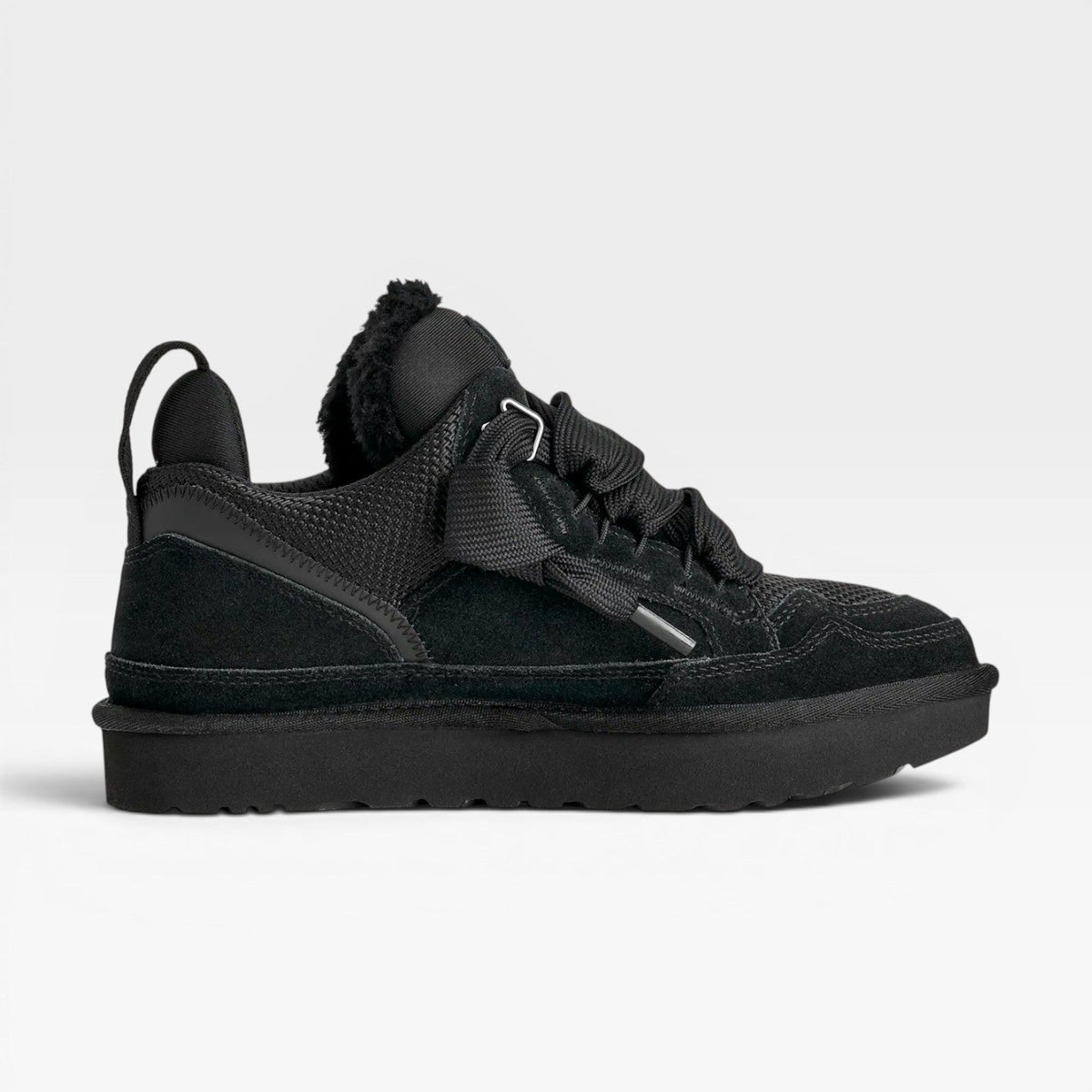 Kvinders Shearling Forede Sneakers – Lækre Ægte Suede Chunky Træningssko