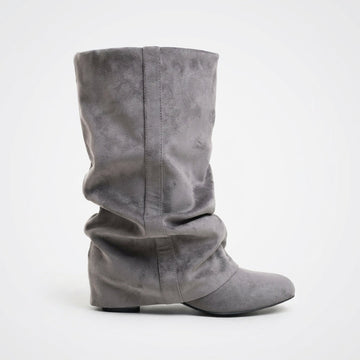 Kvinders Slouch Suede Støvler