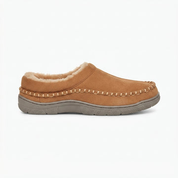 Herre Orthopædiske Bredde Suede Mokkasinslippers