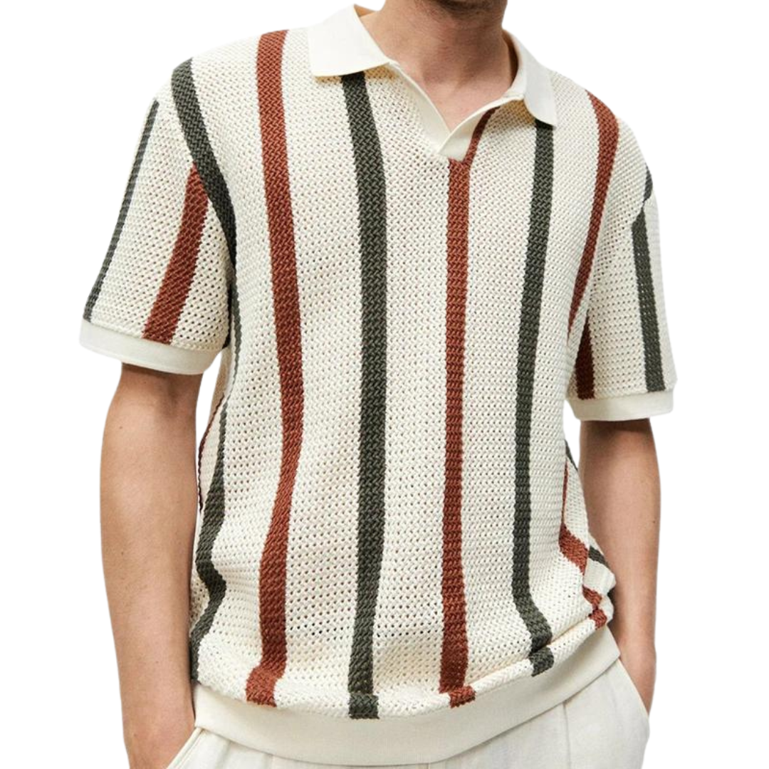 Herre Åndbar Sommer Polo Shirt – Let, Komfortabel, Stilfuld, Casual Hverdagsbrug