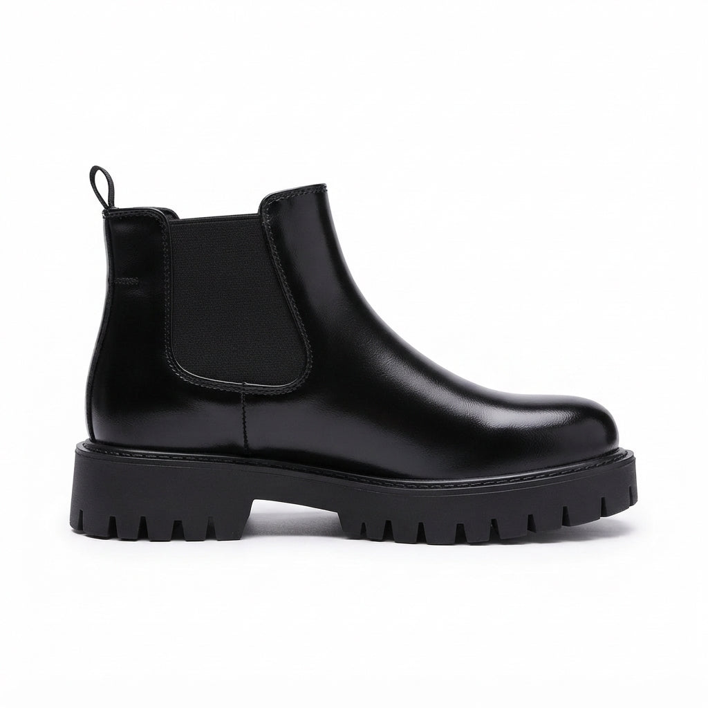 Mænds Rugged Platform Chelsea Støvler