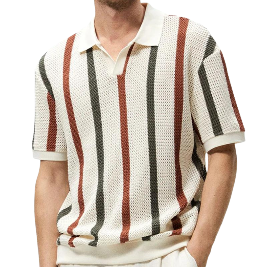 Herre Åndbar Sommer Polo Shirt – Let, Komfortabel, Stilfuld, Casual Hverdagsbrug