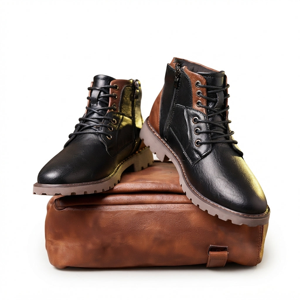 Herre Rugged Combat Ankelstøvler