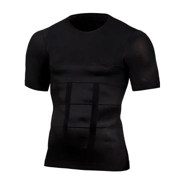 Herre Shaping Fitness T-Shirt – Kompression Åndbar Stræk Komfortabel Muskelstøtte Activewear Fit