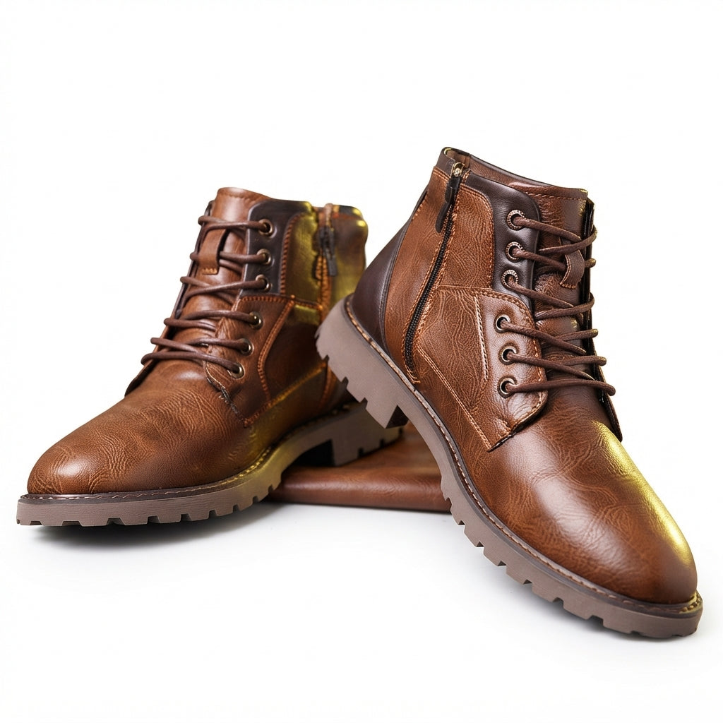 Herre Rugged Combat Ankelstøvler