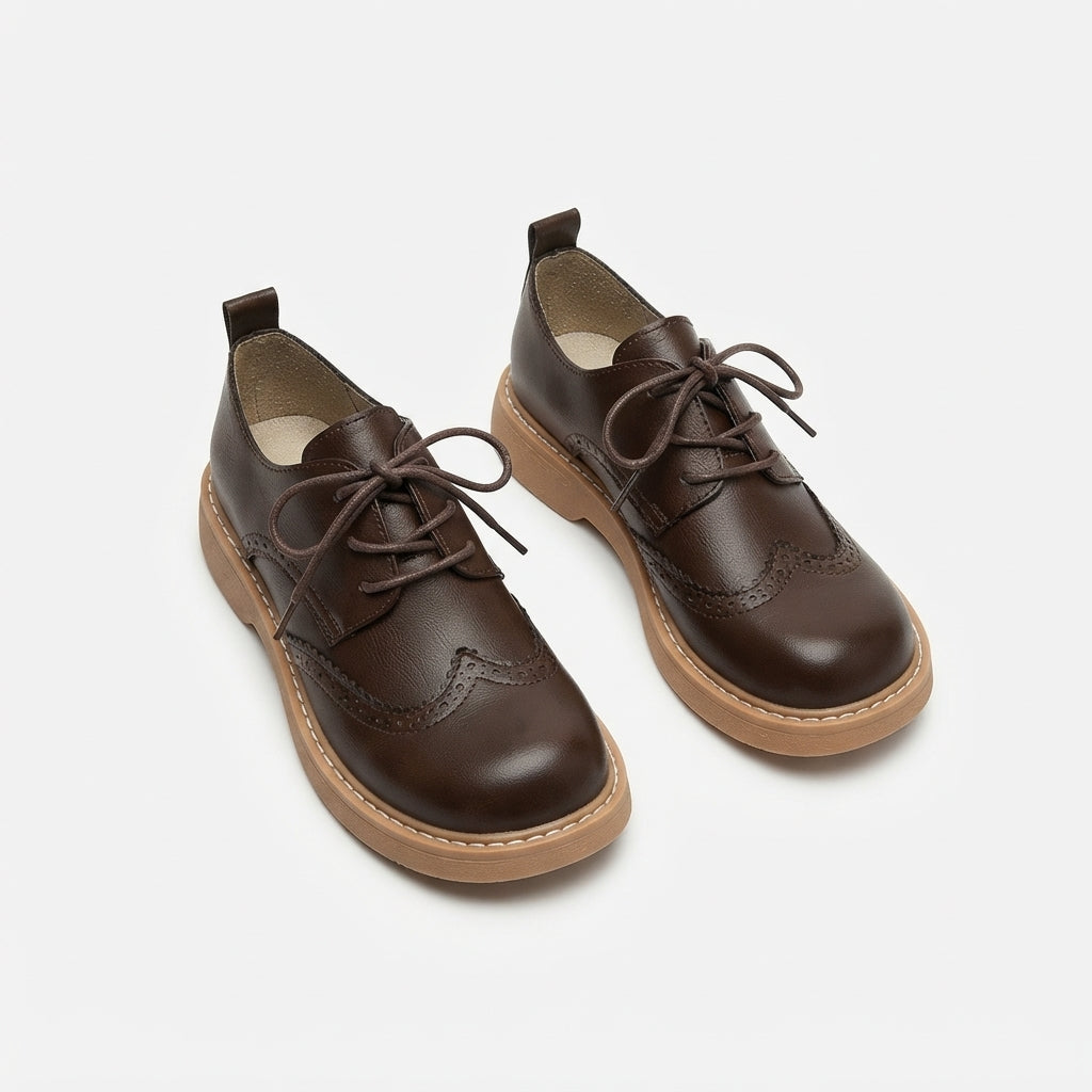 Kvinders Klassiske Brogue Oxford Sko
