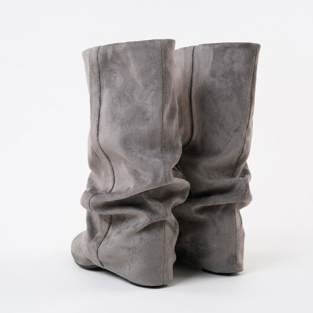 Kvinders Slouch Suede Støvler