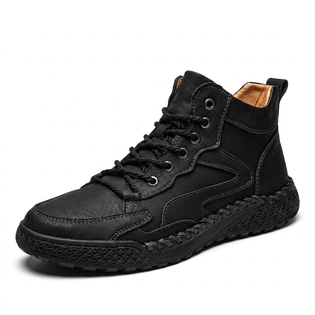 Herre Læder Trail Sneakers – Sneakers