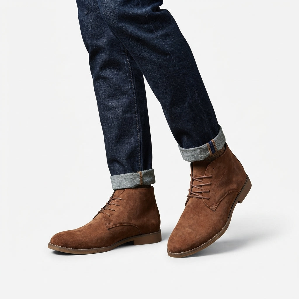 Herre Suede Chukka Støvler