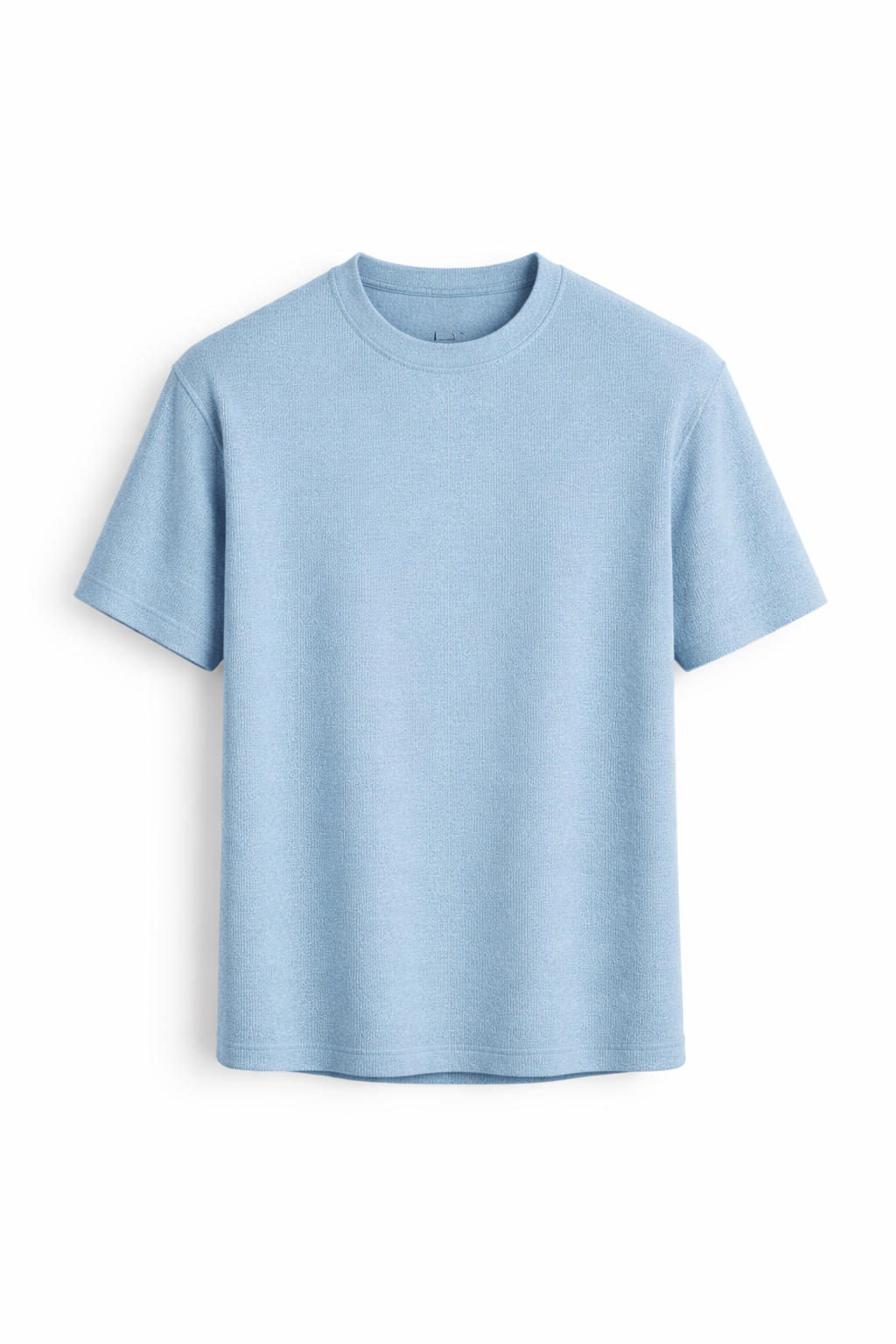 Mænds Tekstureret Kortærmet T-Shirt Løs Pasform Sommer T-Shirt
