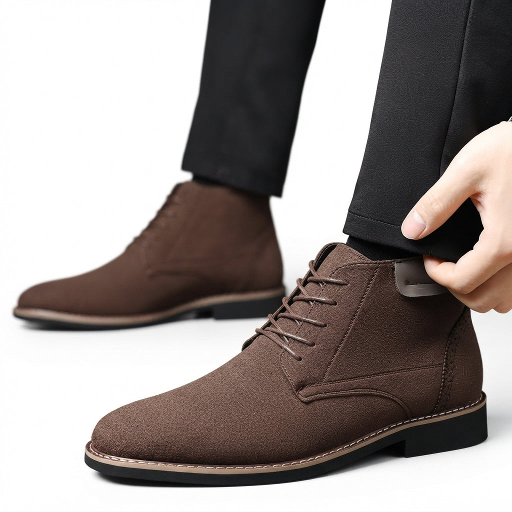 Herres Suede Ankelstøvler