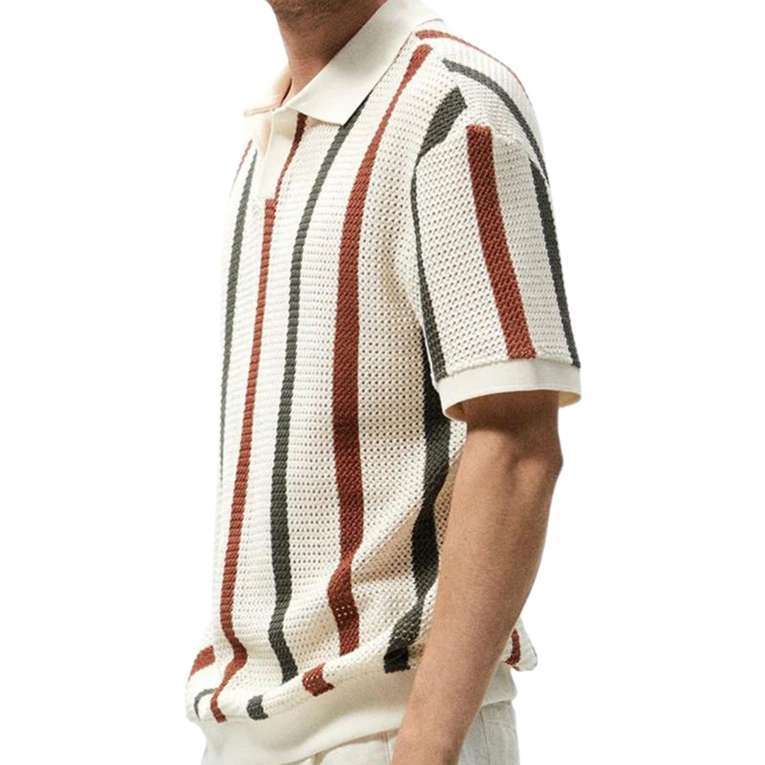 Herre Åndbar Sommer Polo Shirt – Let, Komfortabel, Stilfuld, Casual Hverdagsbrug