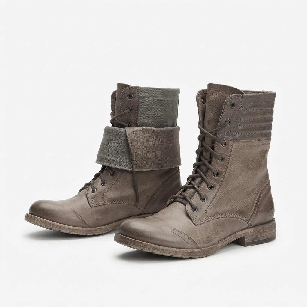 Kvinders Robuste Snørebånd Kampstøvler
