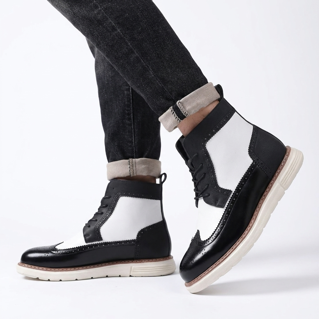 Herre Casual Brogue Ankelstøvler