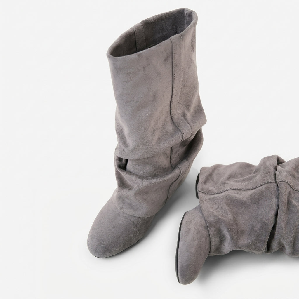 Kvinders Slouch Suede Støvler
