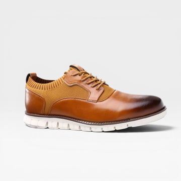 Herre Oxford Style Sneakers – Smart Casual Snørebånd Lædersneakers