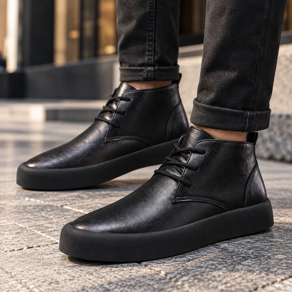 Herre Sleek Chukka Ankelstøvler