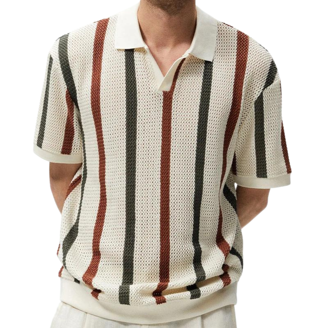 Herre Åndbar Sommer Polo T-shirt – Letvægts Komfortabel Stilfuld Casual Hverdagsbrug
