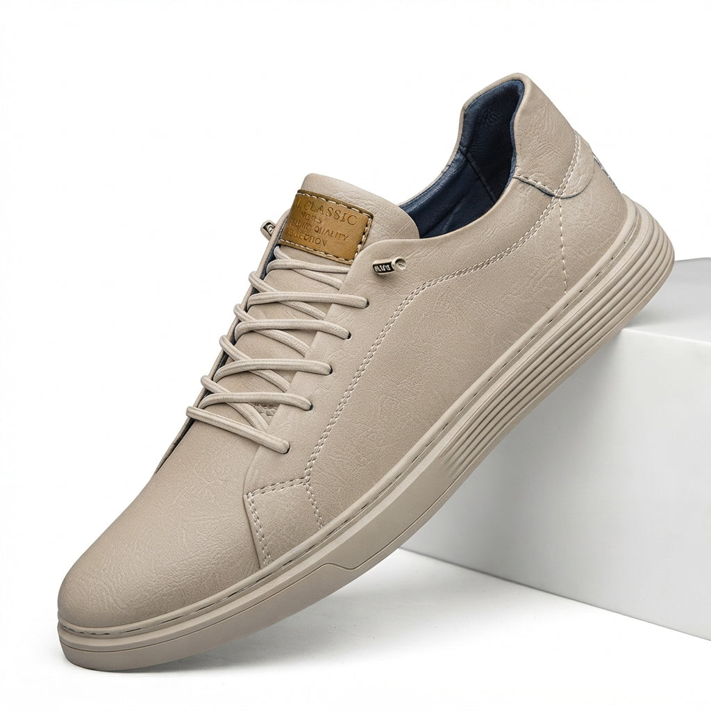 Herre Snørebånd Læder Sneakers