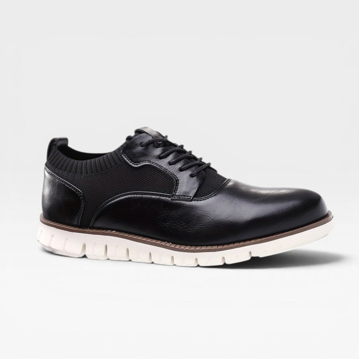 Herre Oxford Style Sneakers – Smart Casual Snørebånd Lædersneakers