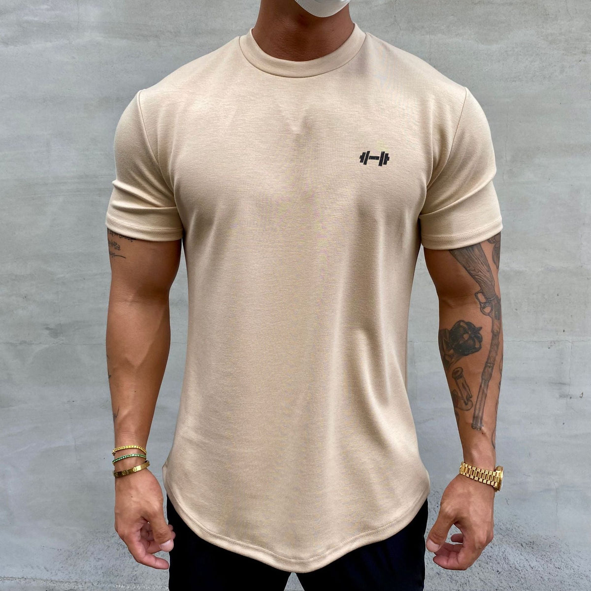 Herre Åndbar Casual T-Shirt – Let Varm Komfortabel Stilfuld Hverdags Sommerbeklædning