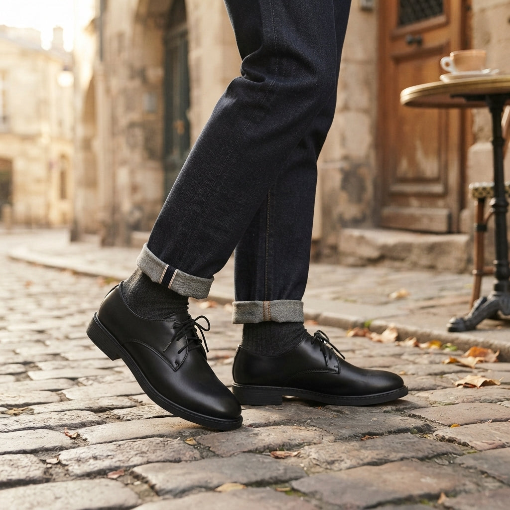Kvinders Klassiske Brogue Oxford Sko