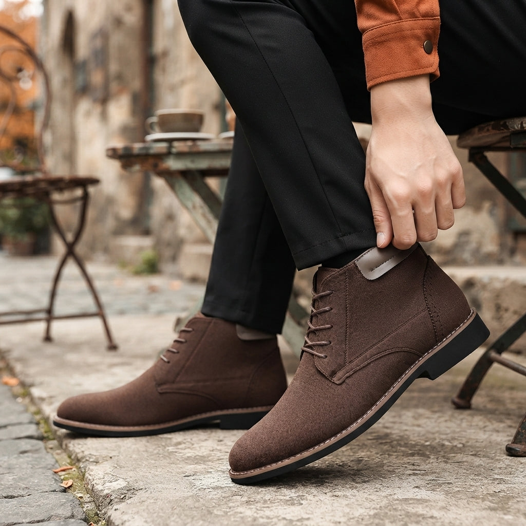 Herres Suede Ankelstøvler
