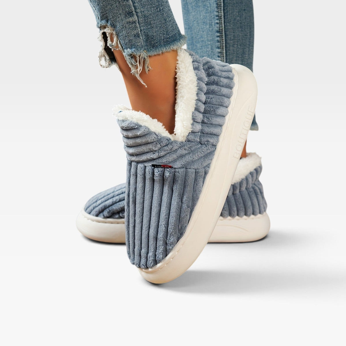 Kvinders Lækre Corduroy Slippers