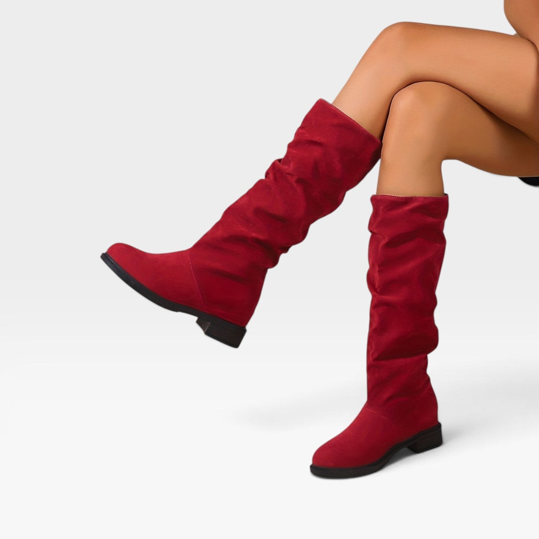 Kvinders Slouchy Suede Knæhøje Støvler