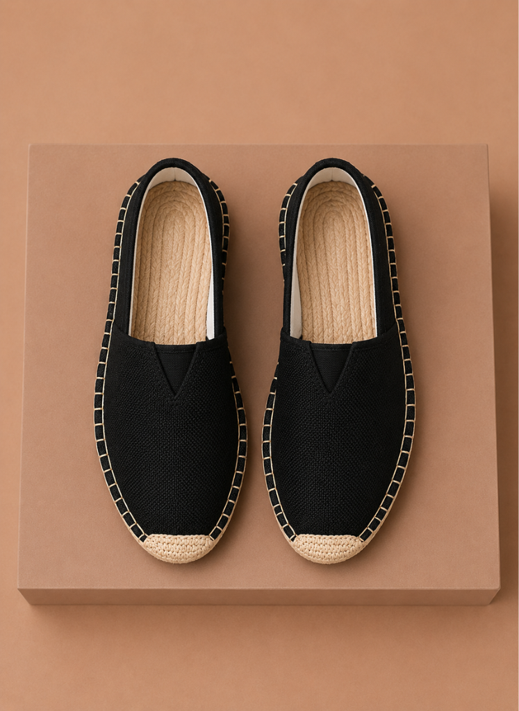 Kvinders Canvas Espadrilles – Casual Slip-On Sommer Sko | Areleon