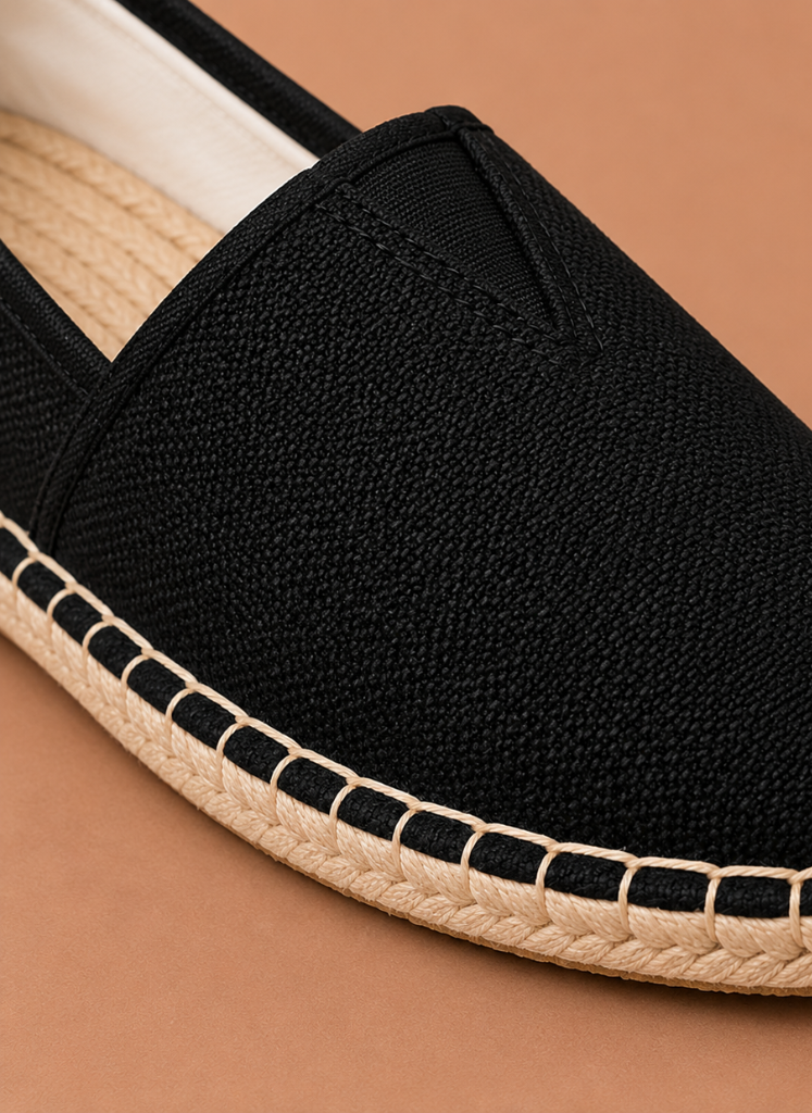 Kvinders Canvas Espadrilles – Casual Slip-On Sommer Sko | Areleon