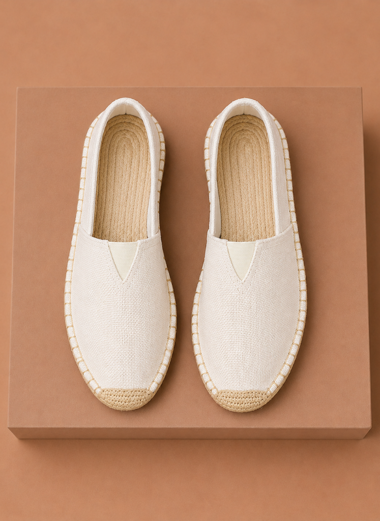 Kvinders Canvas Espadrilles – Casual Slip-On Sommer Sko | Areleon