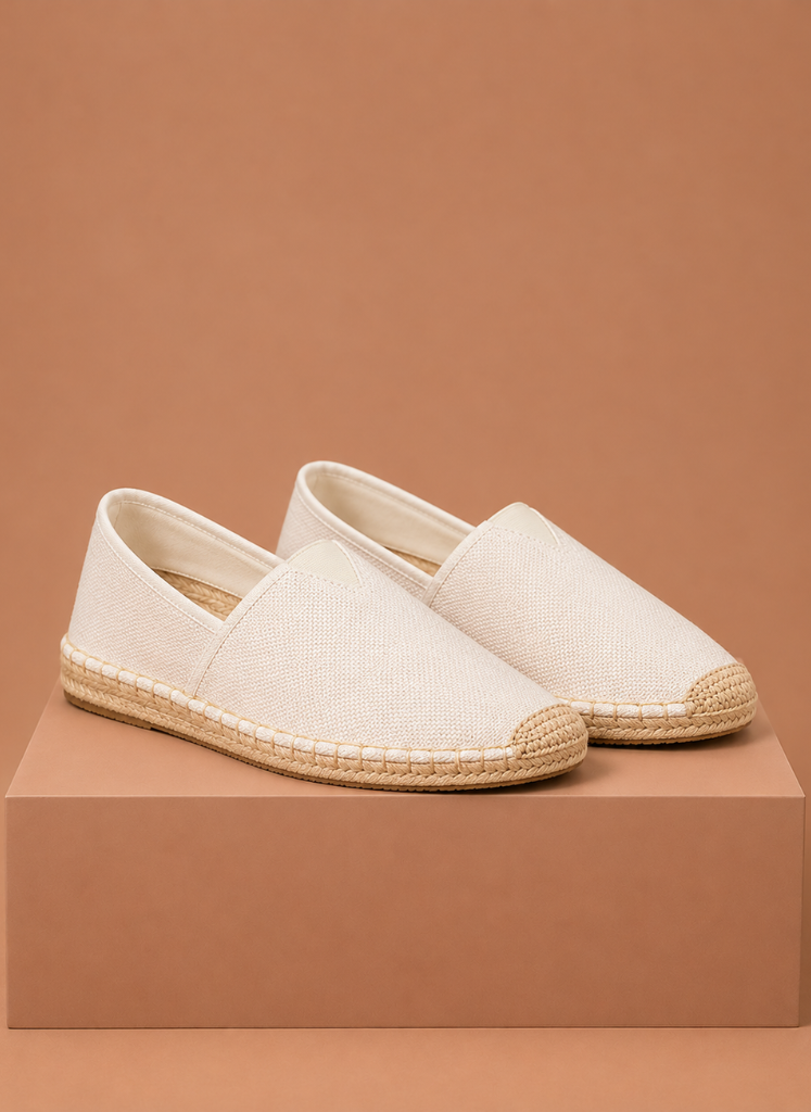 Kvinders Canvas Espadrilles – Casual Slip-On Sommer Sko | Areleon