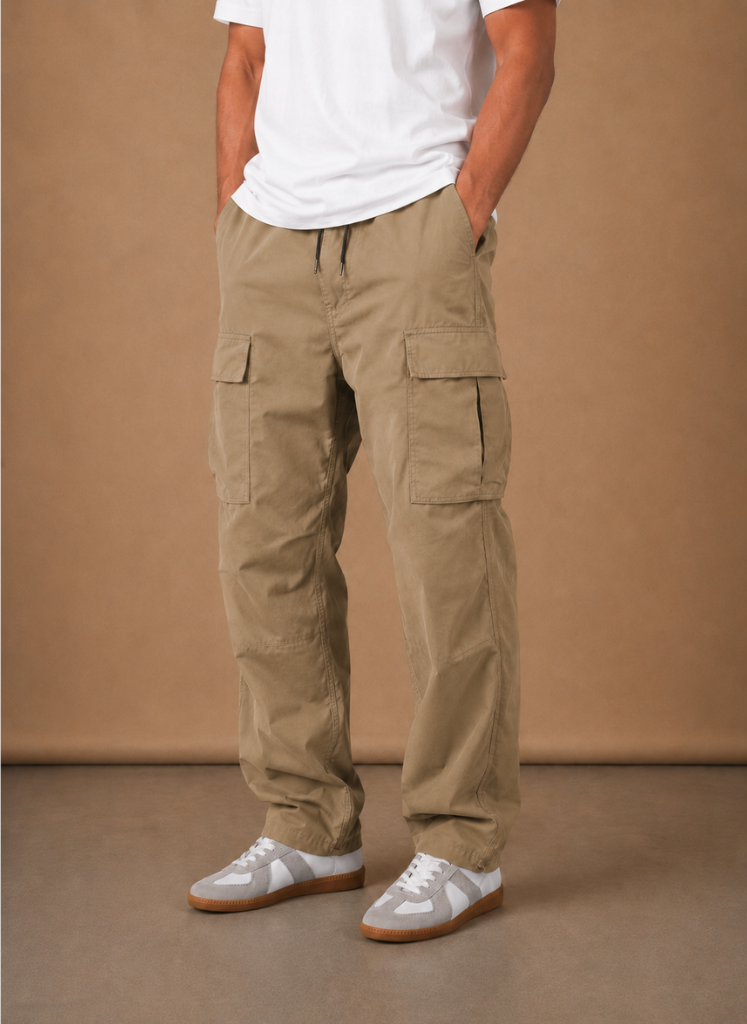Herre Cargo Bukser – Afslappet Utility Fit Hverdagsbrug | Areleon