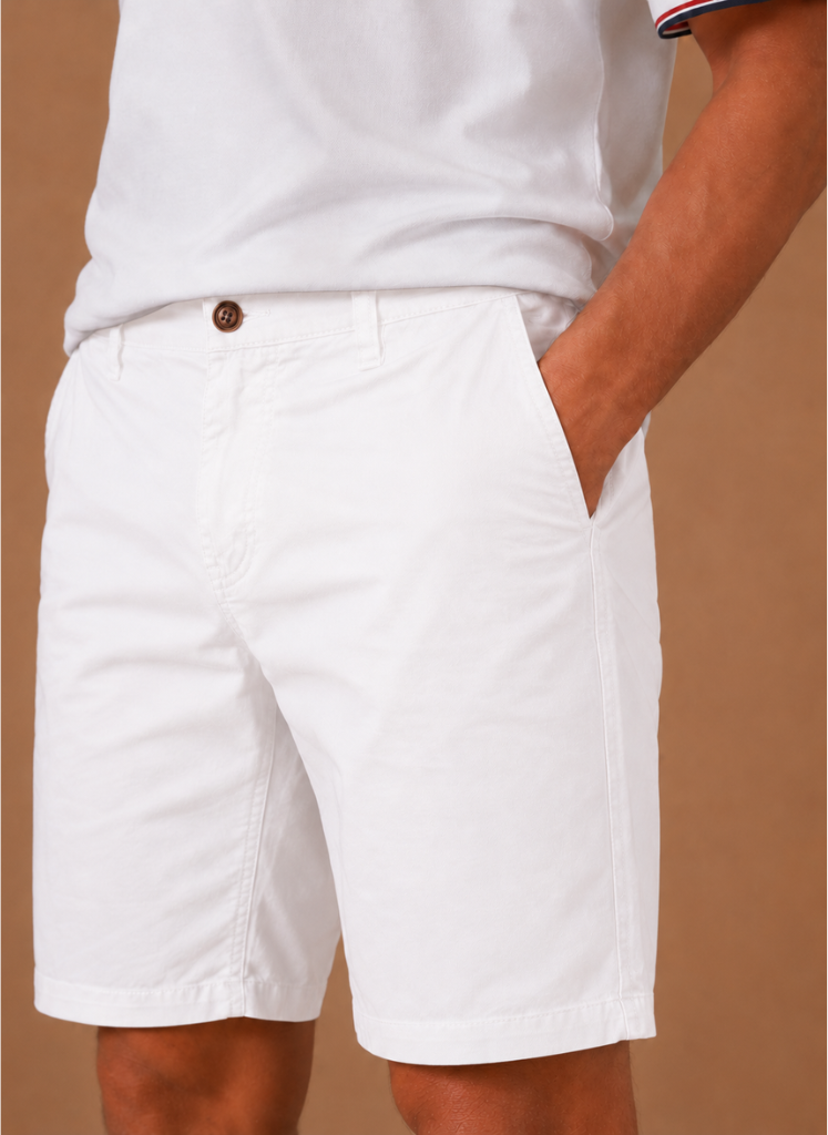Herre Chino Shorts – Smart Casual Bomulds Tilpasset Pasform | Areleon