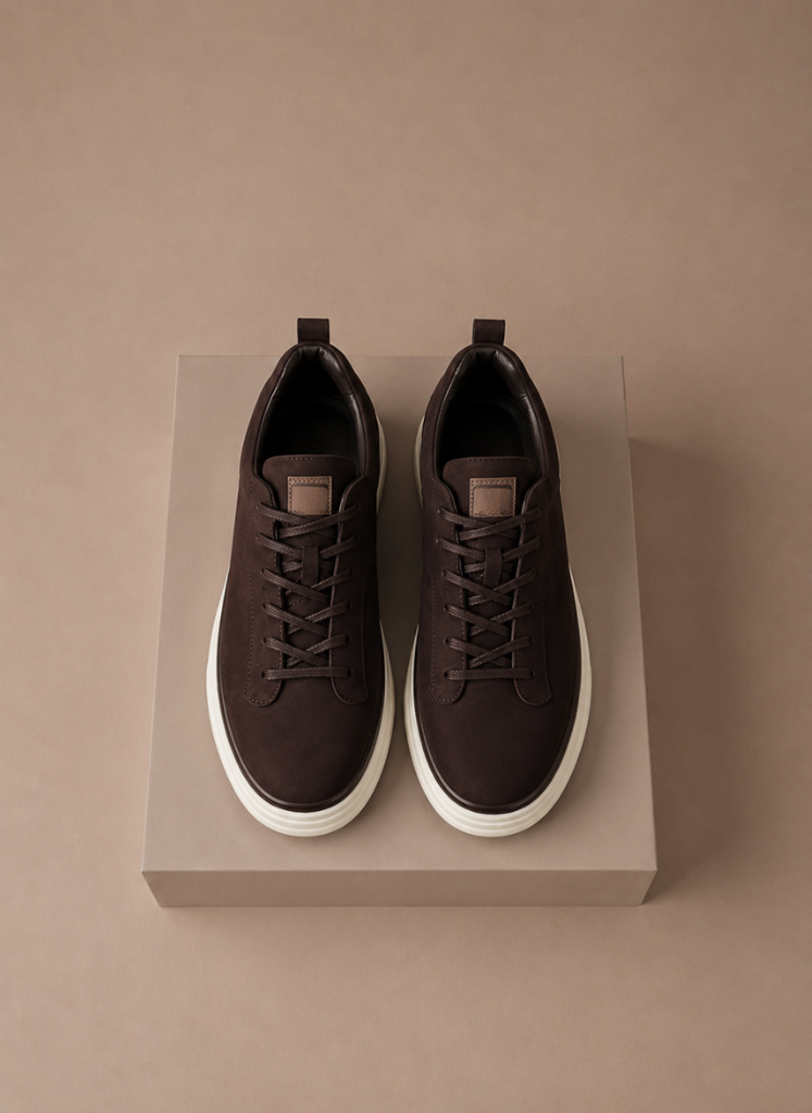 Herre Suede Sneakers – Klassisk Smart Casual Slip-On | Areleon
