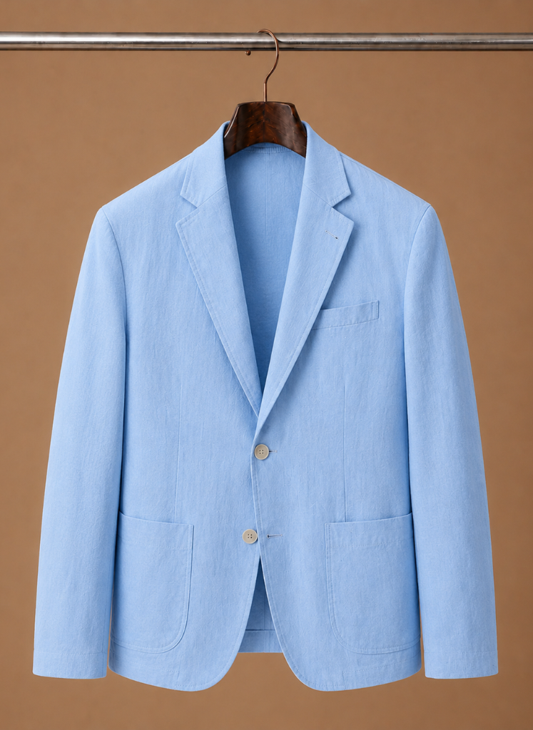 Herre Linned Blazer – Skræddersyet Smart Casual Letvægts | Areleon
