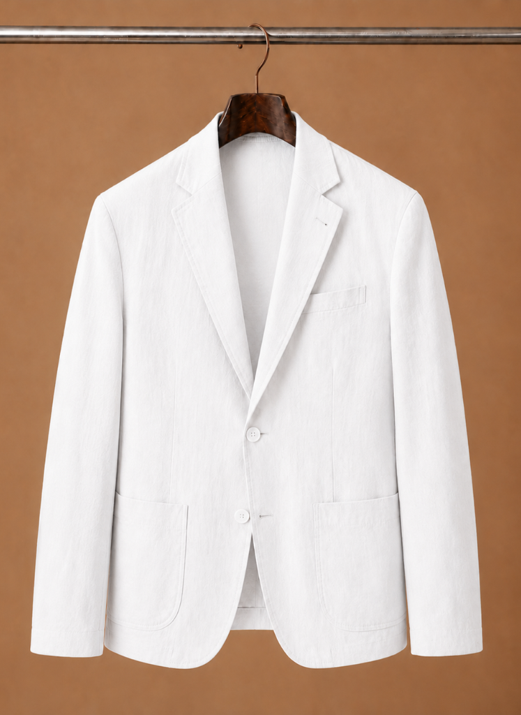 Herre Linned Blazer – Skræddersyet Smart Casual Letvægts | Areleon
