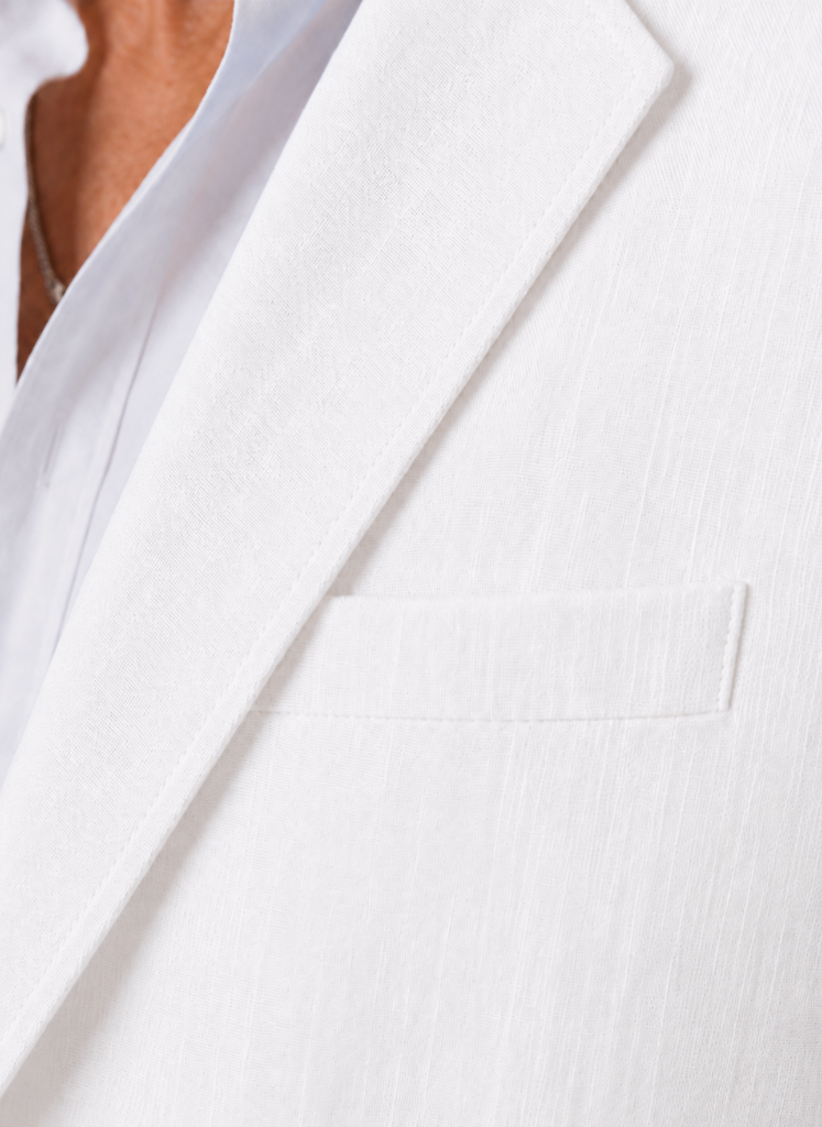 Herre Linned Blazer – Skræddersyet Smart Casual Letvægts | Areleon