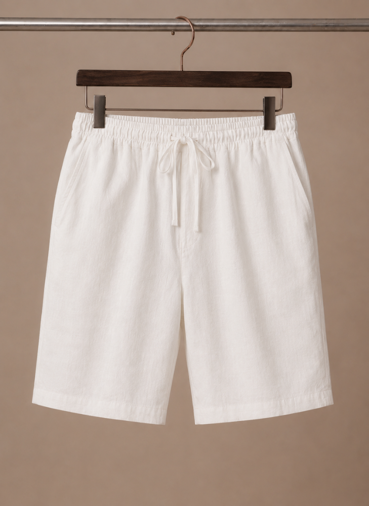 Herre Cotton-Linen Shorts – Relaxed Fit Sommer | Areleon