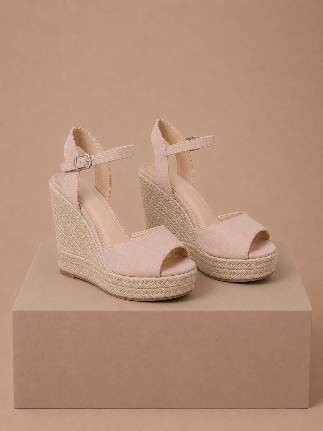 Kvinders Espadrille Wedge Sandaler – Elegant Suede Sommer | Areleon