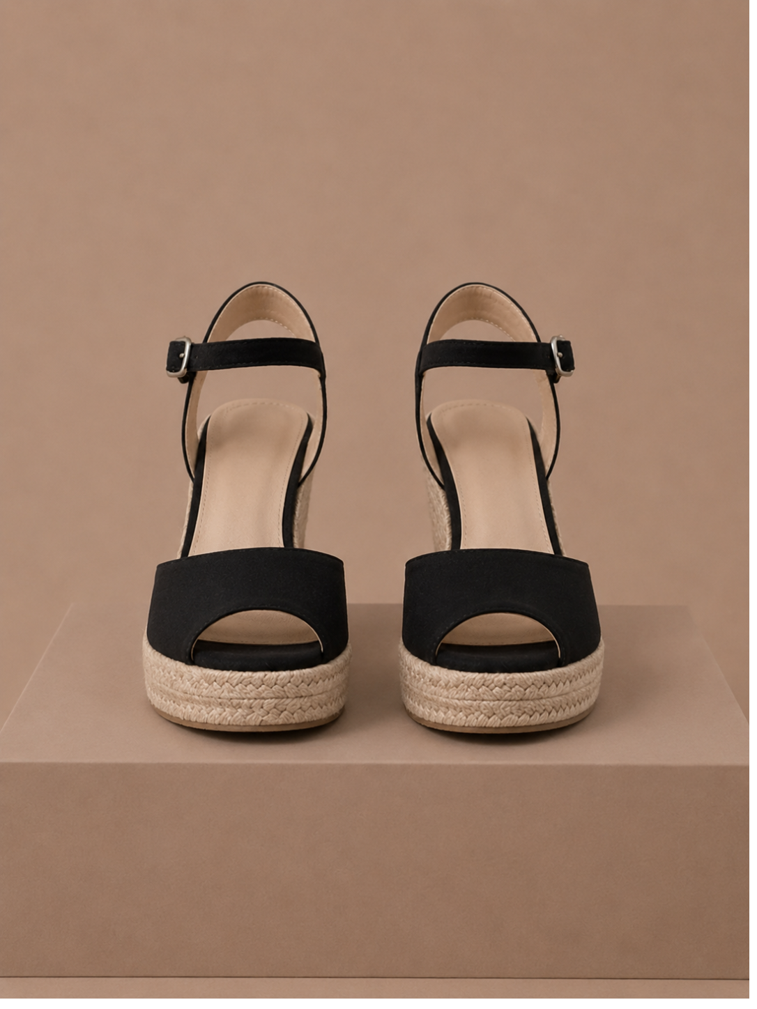 Kvinders Espadrille Wedge Sandaler – Elegant Suede Sommer | Areleon