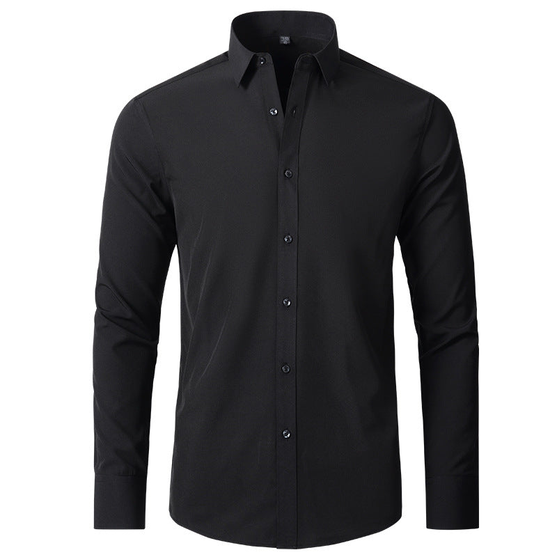 Herre Stretch Skjorte Krølfri Slim Fit Skjorte