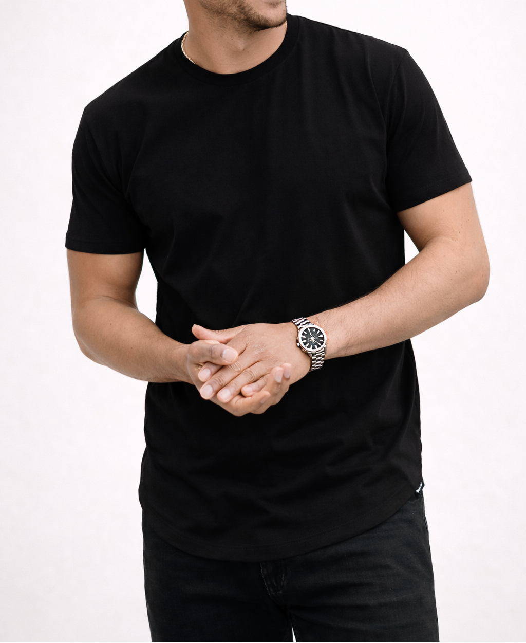 Herre Essential Cotton Blend T-Shirt – Tidsløs Stil & Daglig Komfort
