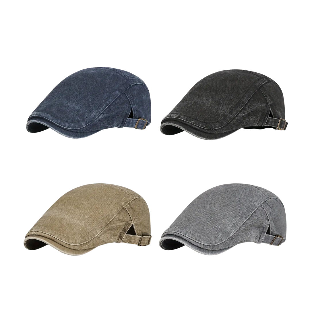 Vintage Washed-Schiebermütze