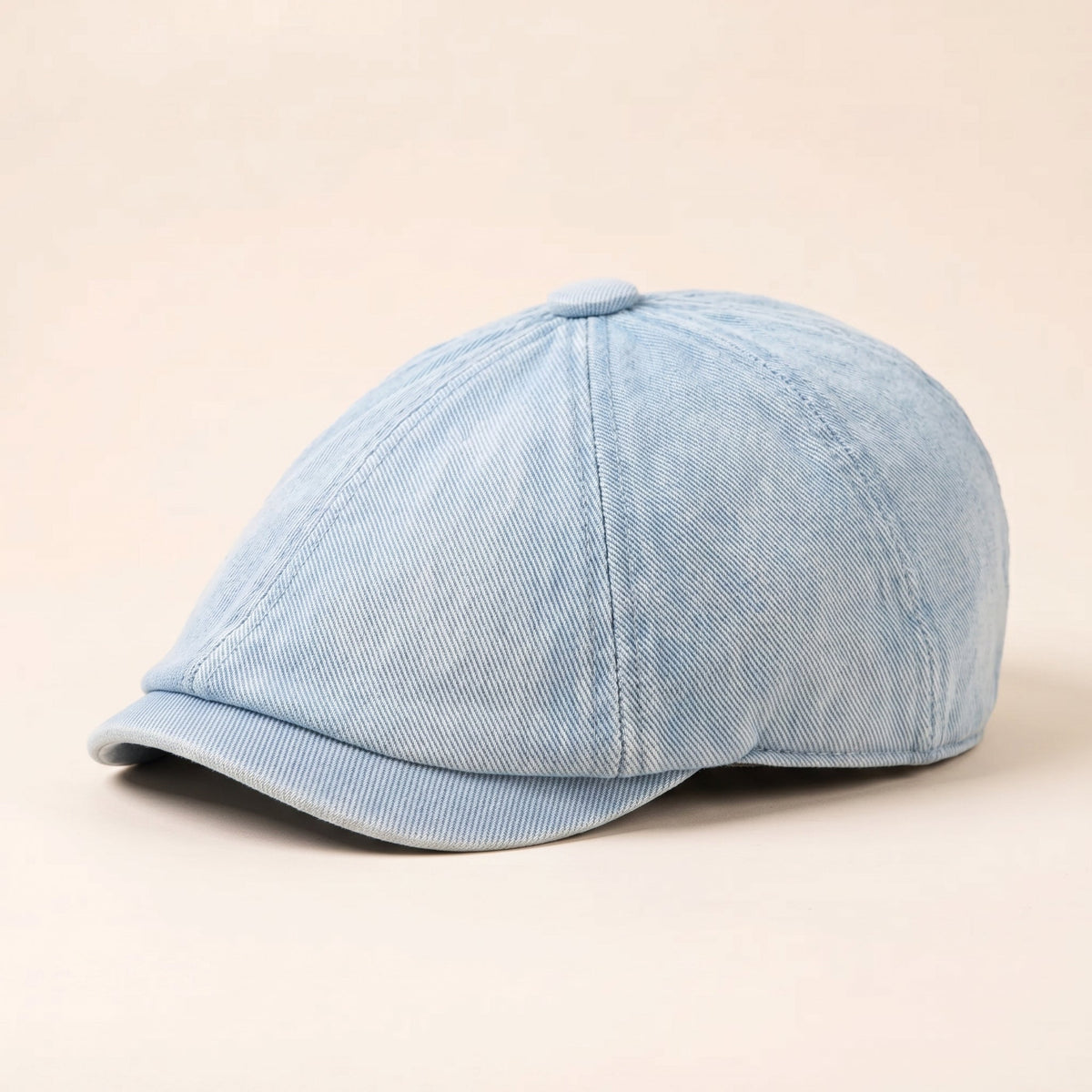 Denim-Ballonmütze