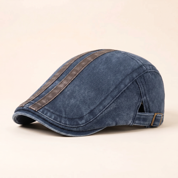 Denim-Streifenmütze